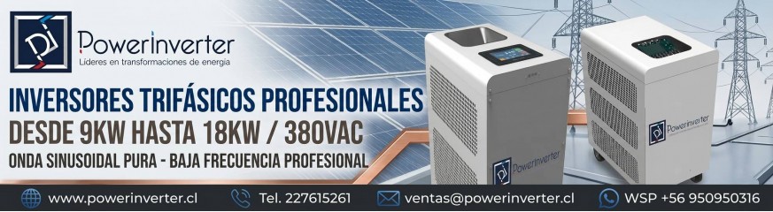 INVERSORES TRIFÁSICOS 380VAC PSW
